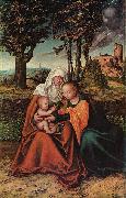 Lucas Cranach Hl. Anna Selbdritt oil painting reproduction